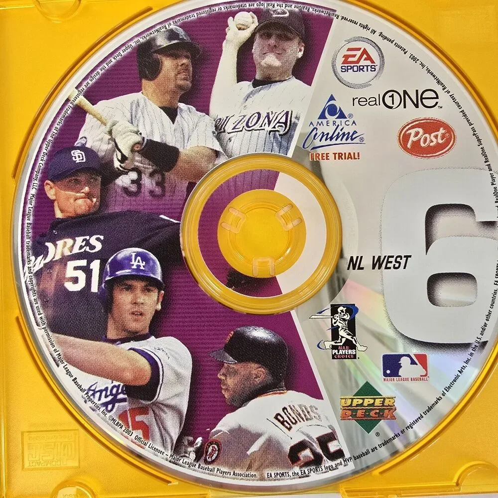 2003 UPPER DECK POST CEREAL CD ROM AL East, NL East, NL West SPORTS MLB PC Games